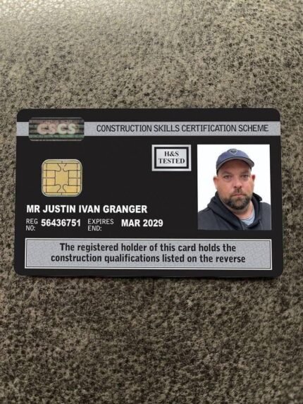CSCS Black Manager Card