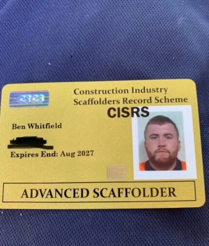Advanced Scaffolder CISRS Card