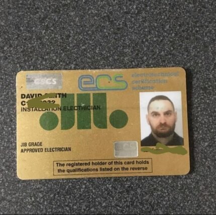 Ecs Electrician Card