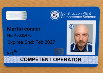 Cpcs Blue Competent Operator Card Upgrade & Level 2 NVQ